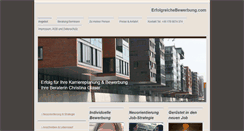Desktop Screenshot of erfolgreichebewerbung.com